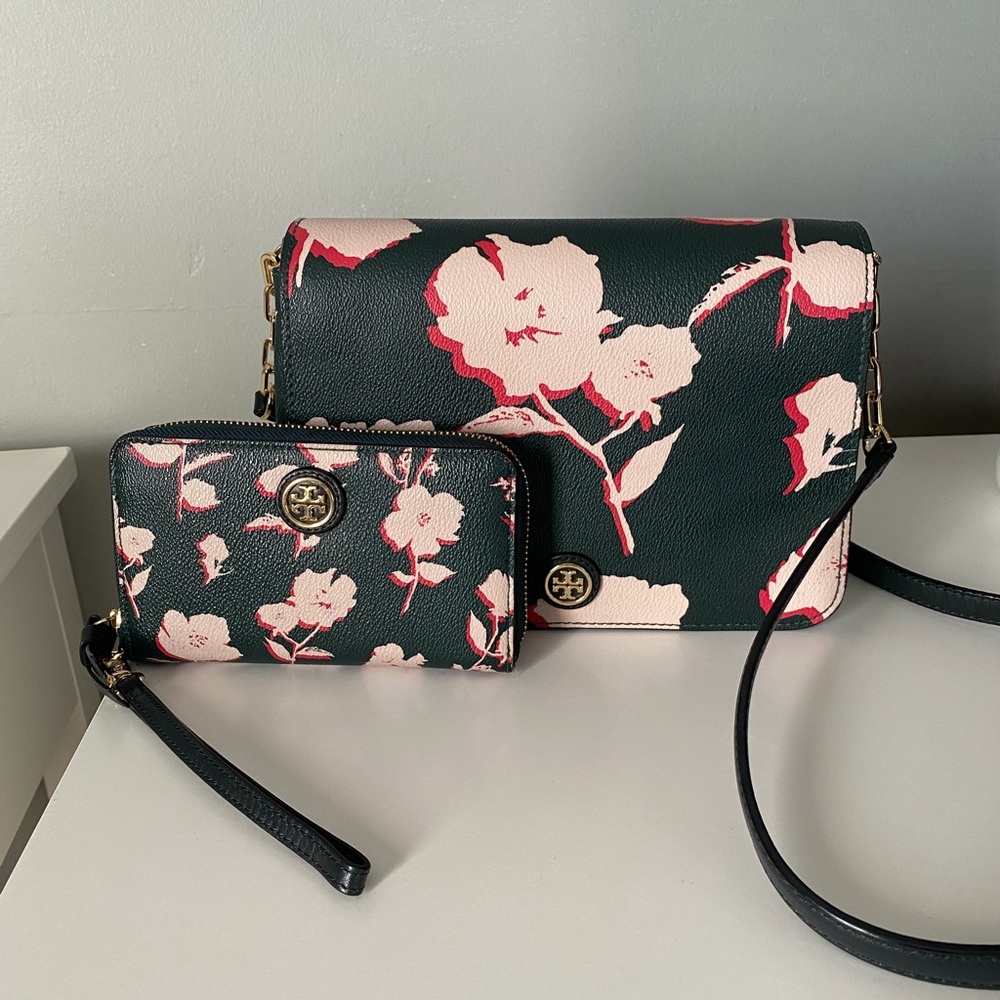 Tory Burch bag and matching wallet